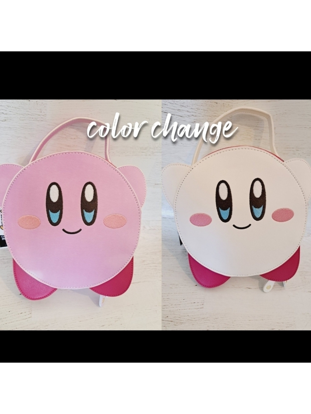 Nintendo Kirby Figural Color Changing Convertible Backpack Gamer Gaming Kawaii